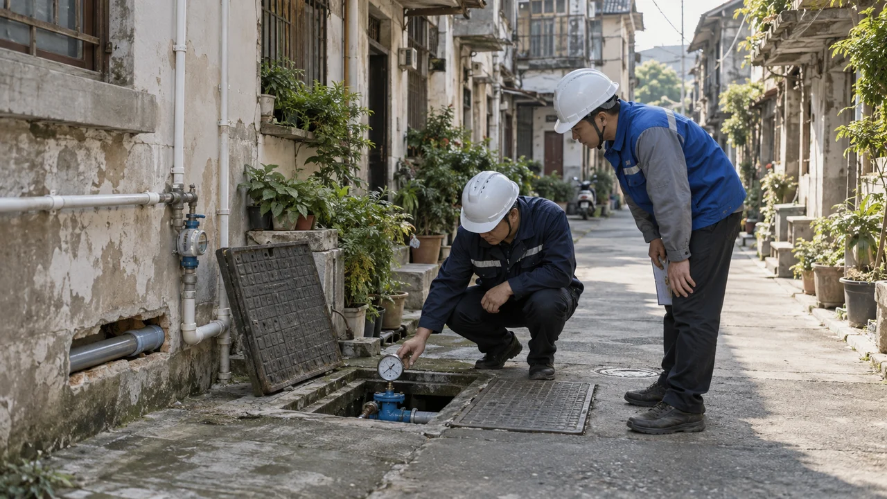 老旧供水片区应用条件示意