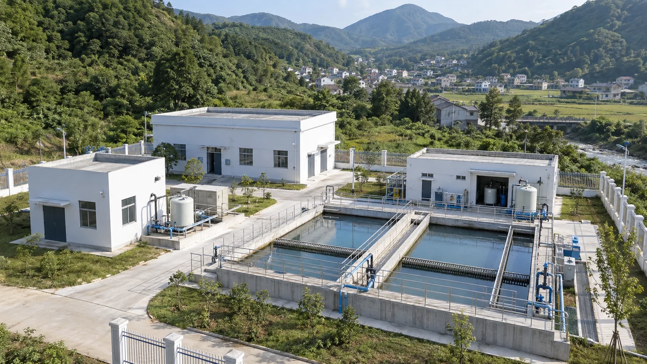 乡镇供水厂应用条件示意